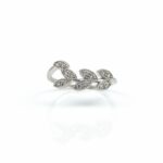 Δαχτυλίδι φύλλο με zircon