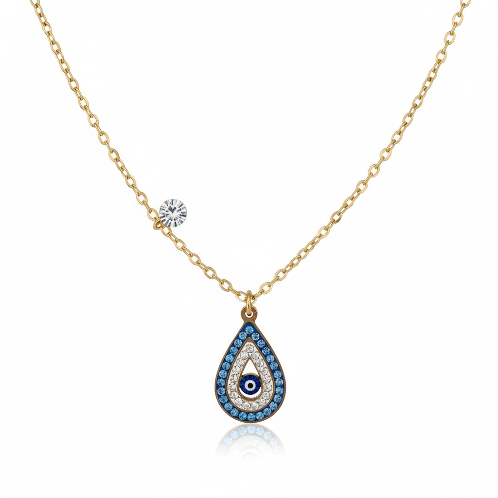 pro-shot-b8bde6f6-084a-4f47-a0d8-5d43a3d4f82f Κολιέ μάτι δάκρυ χρυσό - Image 1